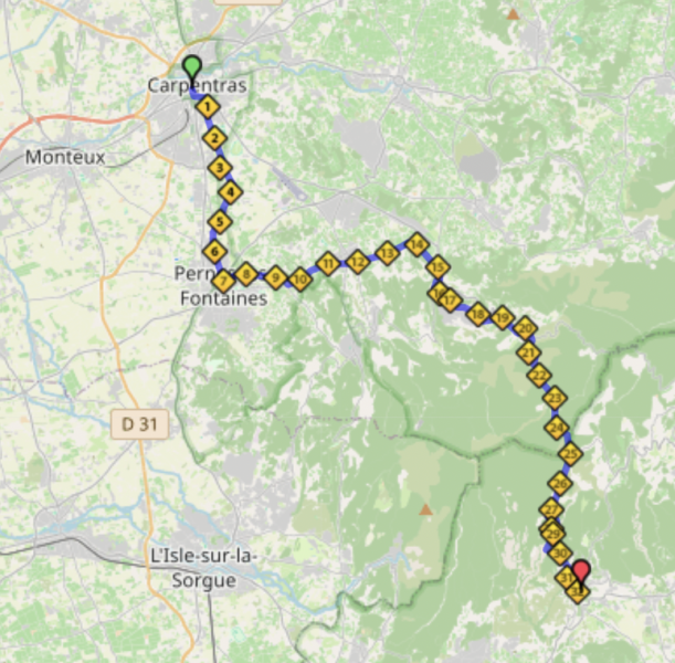 Carpentras–Gordes