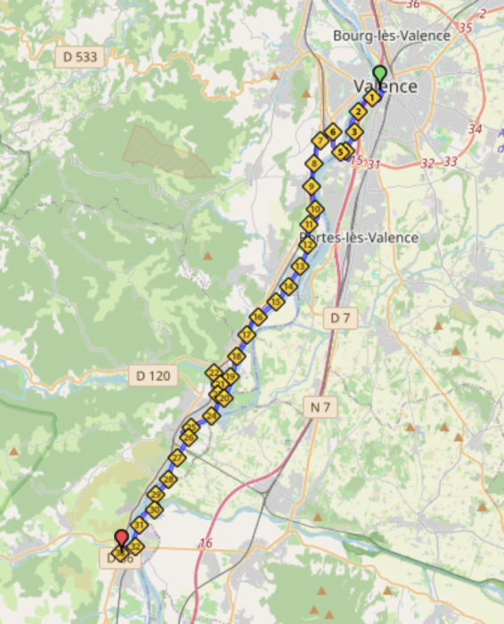 Valence-Le Pouzin